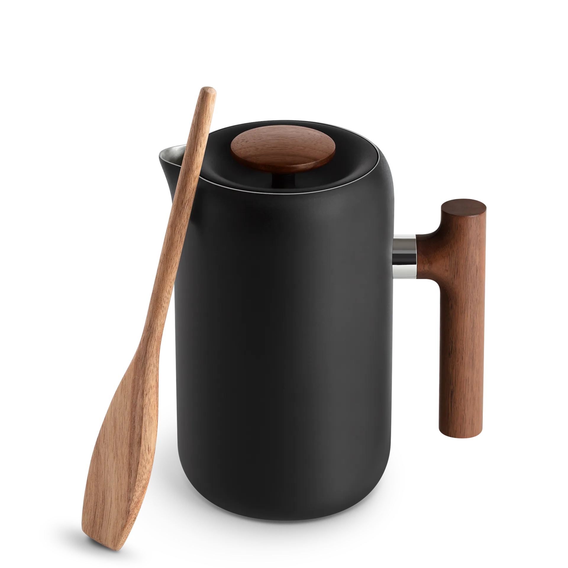 Cafetière Clara 70,9 cl, Matte black-walnut Fellow
