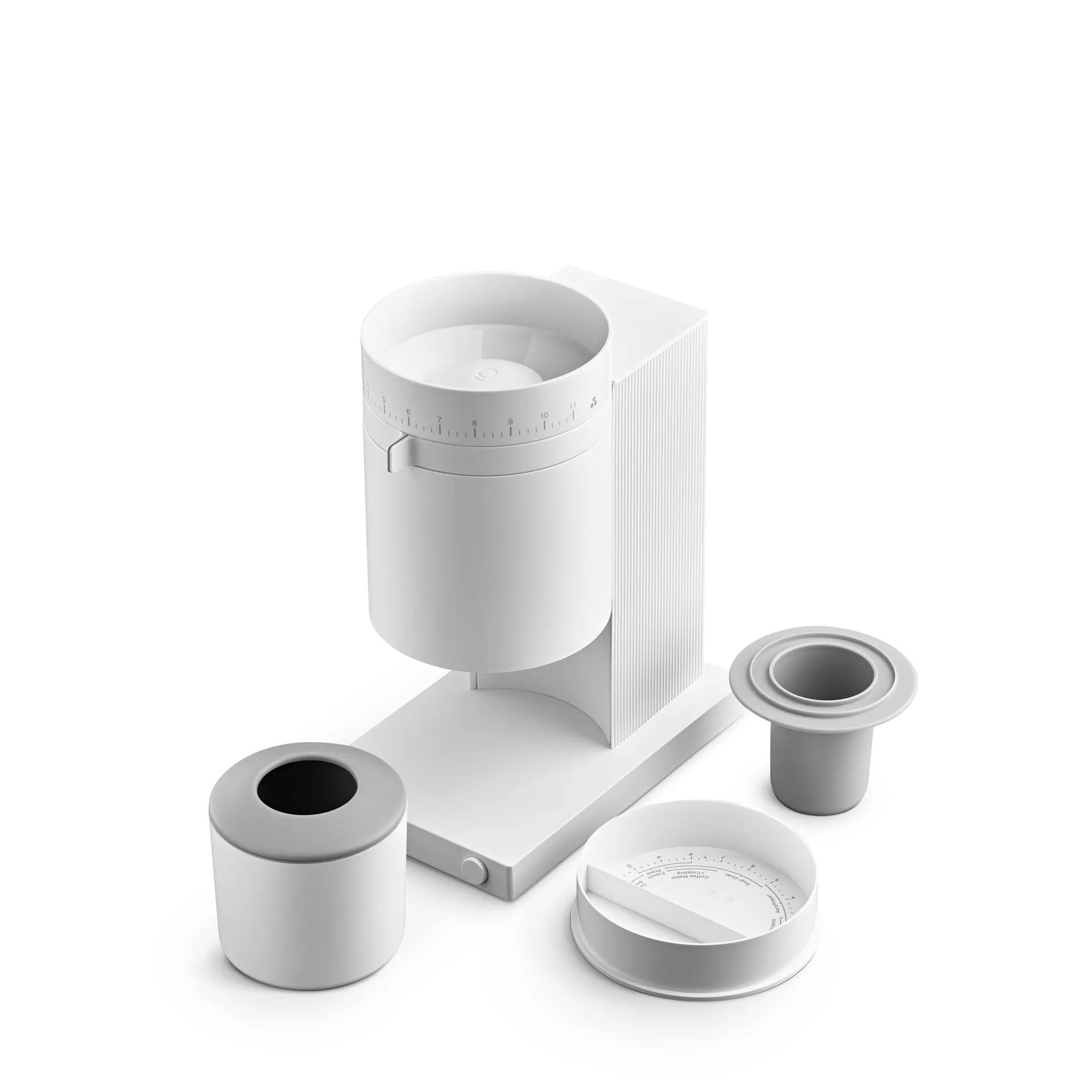 Moulin à café électrique Opus Conical Burr, Matte white Fellow