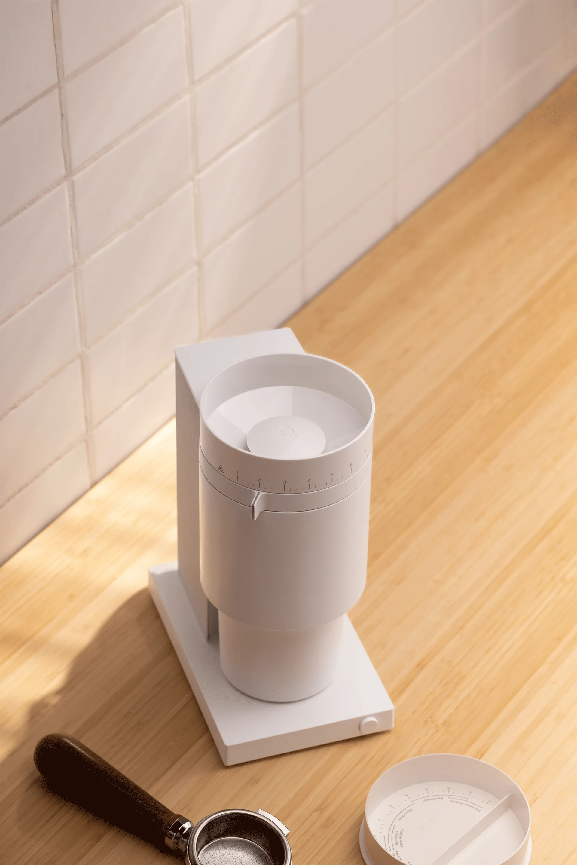 Moulin à café électrique Opus Conical Burr, Matte white Fellow