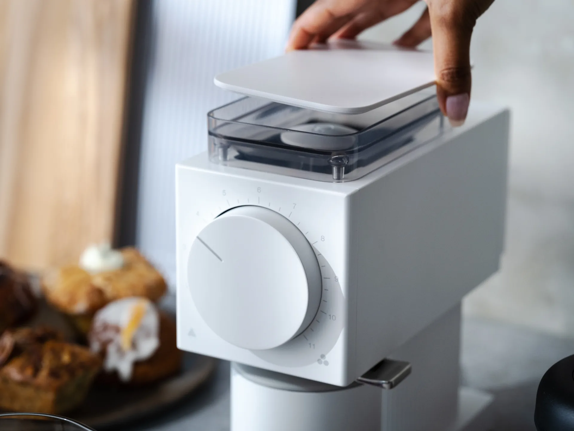 Moulin à café Ode gen 2, Matte white Fellow