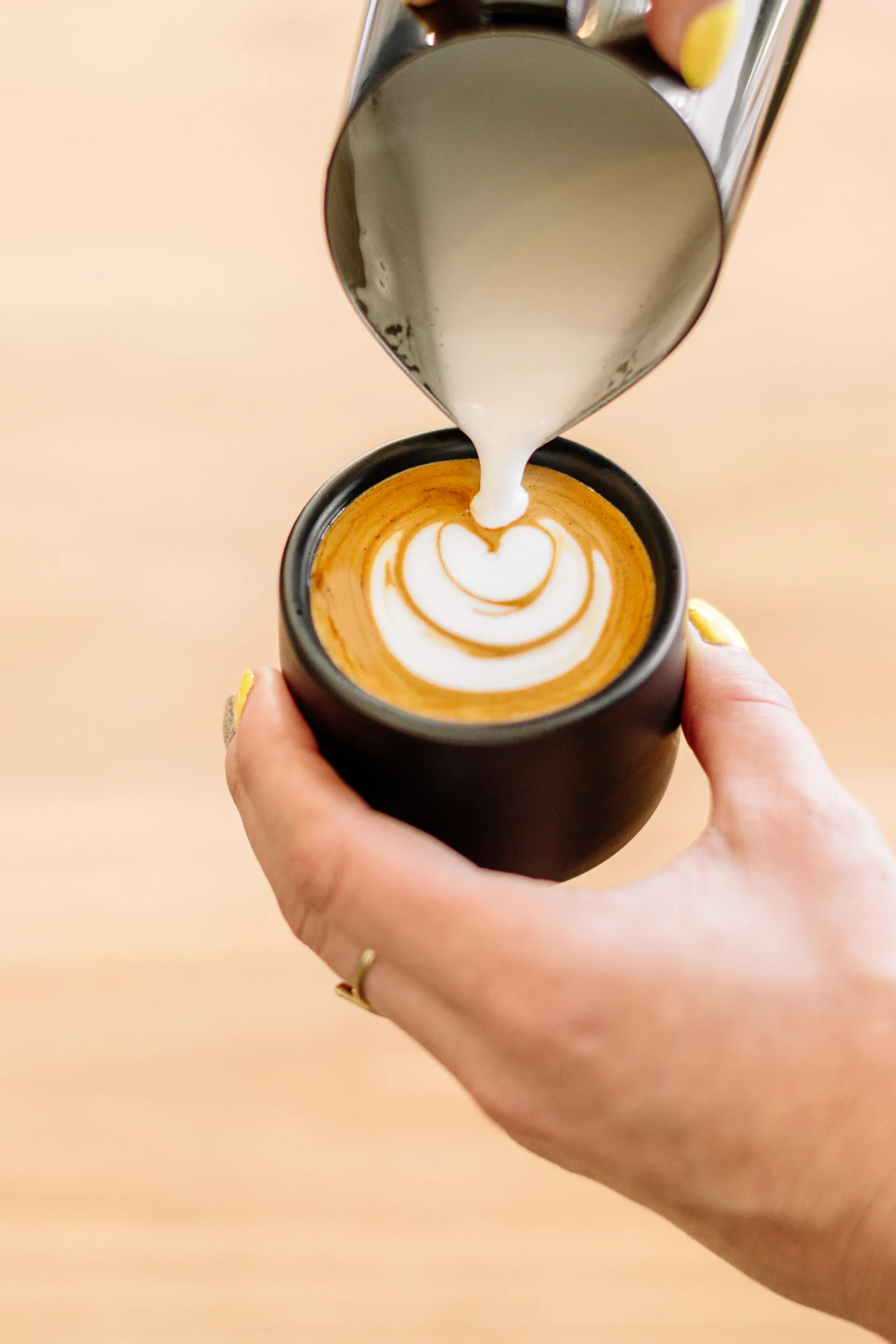 Mug à cappuccino Monty Milk Arts 19,2 cl, Matte black Fellow