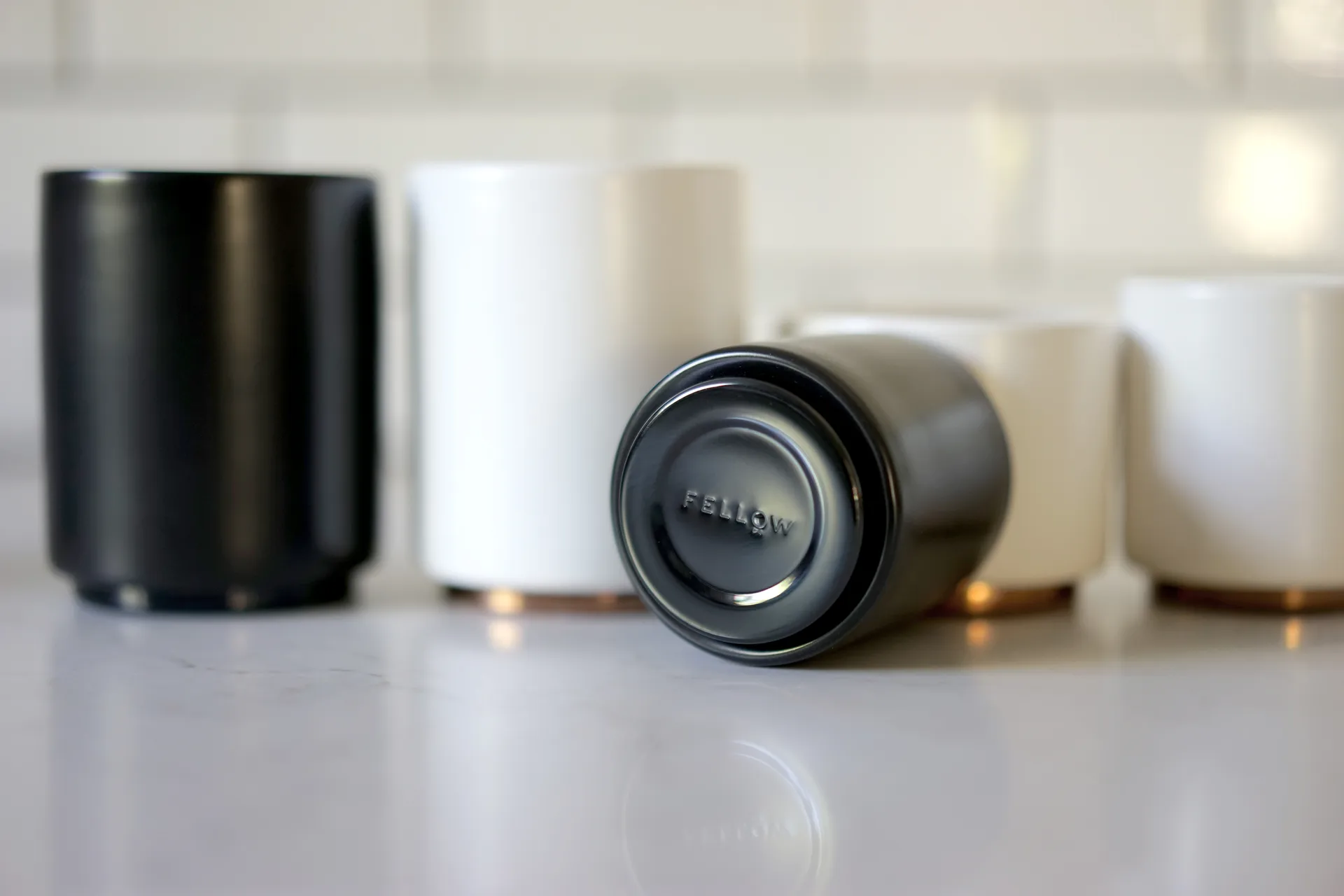 Mug à latte Monty Milk Arts 32,5 cl, Black Fellow