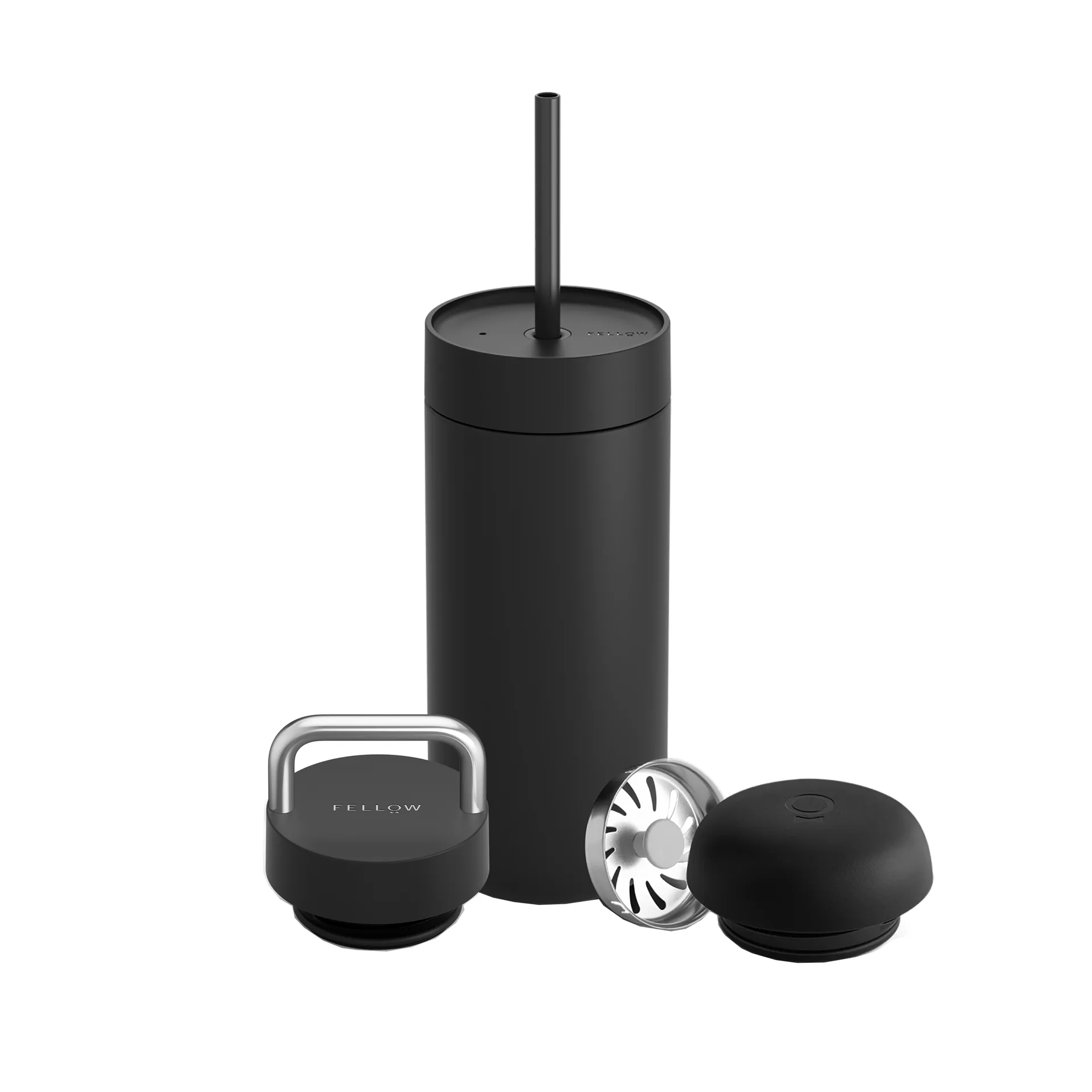 Mug isotherme Carter Move 3-in-1 lock, Matte black Fellow