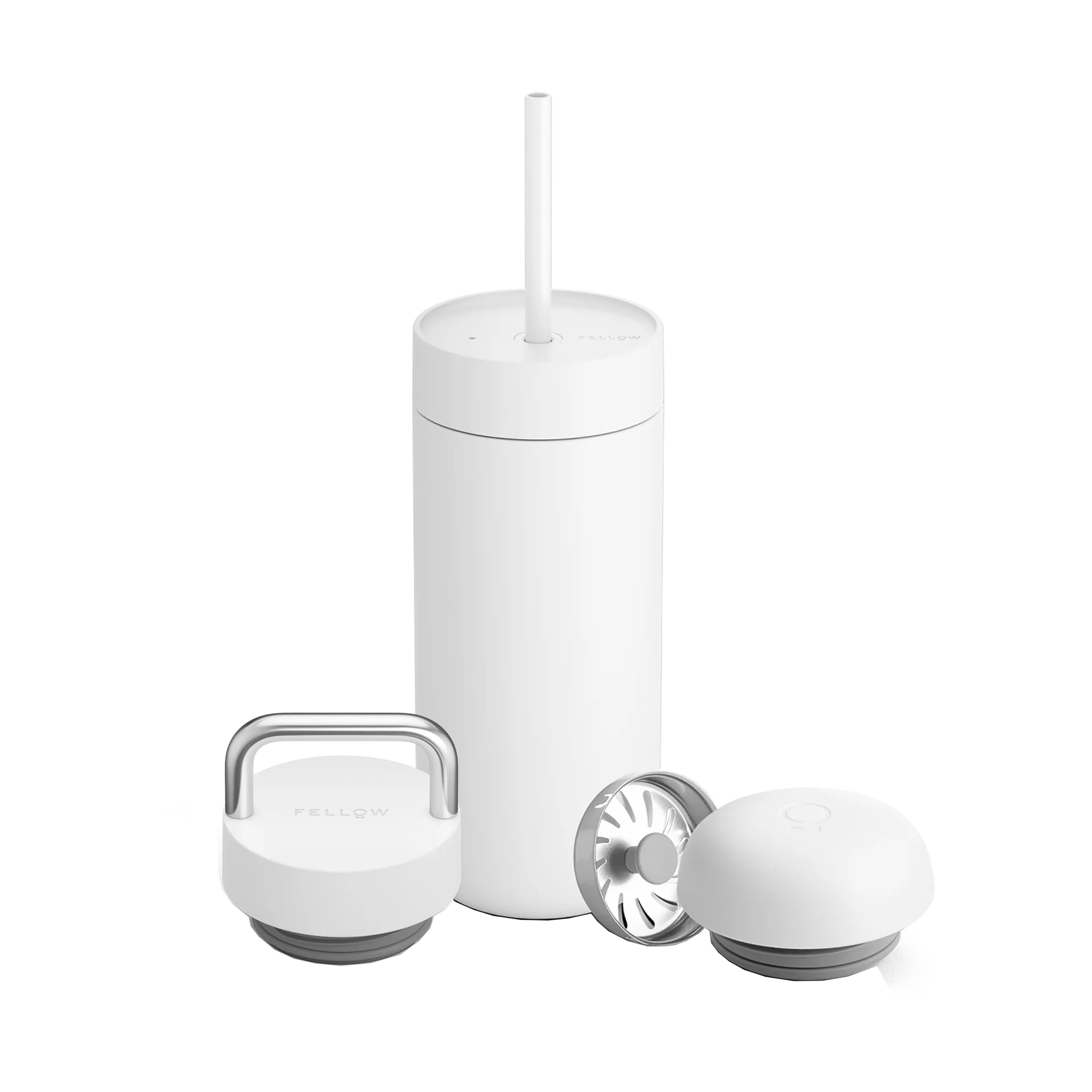 Mug isotherme Carter Move 3-in-1 lock, Matte white Fellow