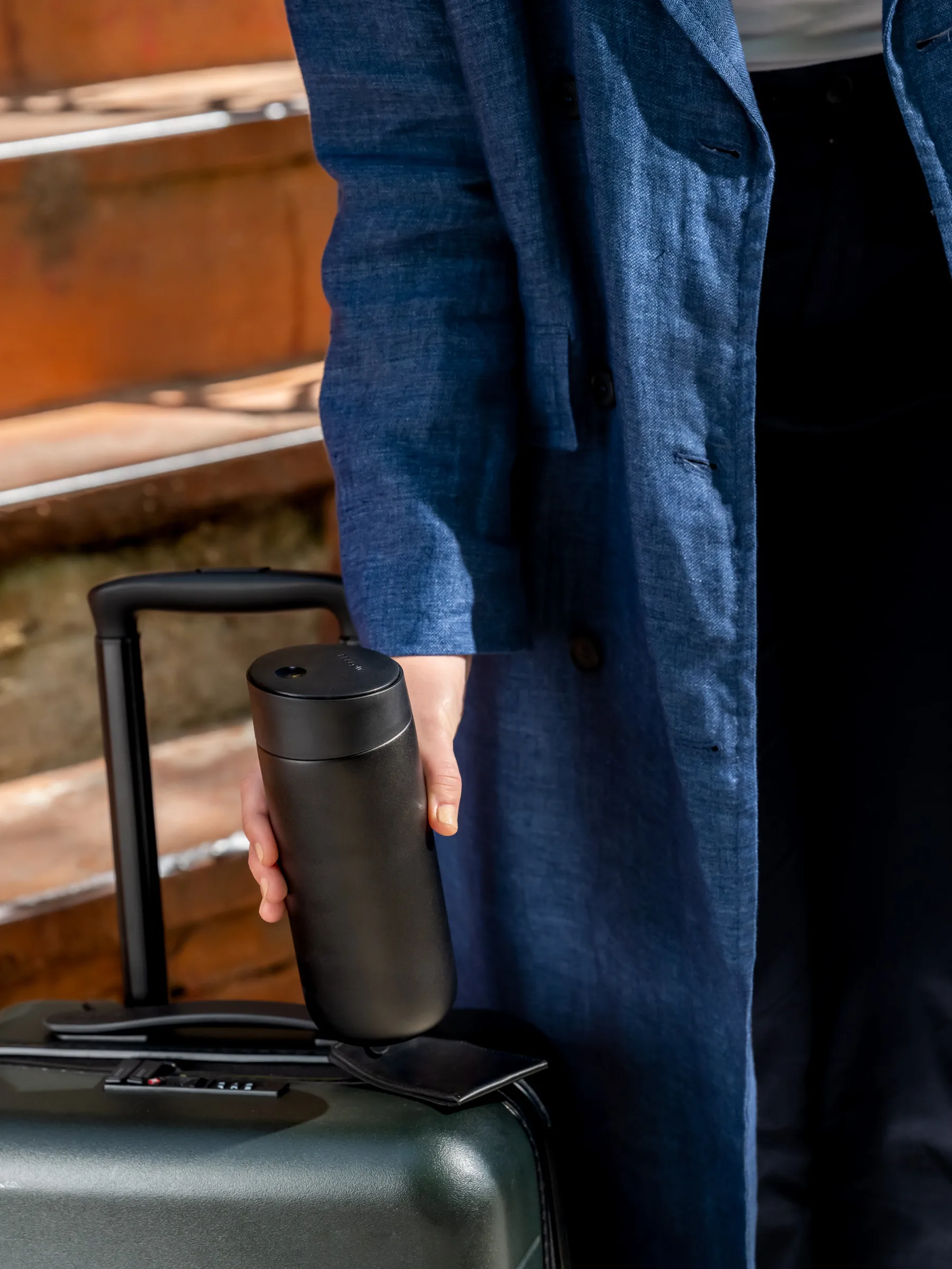 Mug isotherme Carter slide lock 47 cl, Matte black Fellow