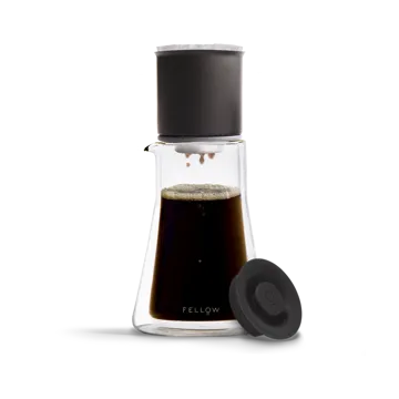 Stagg XF pour-over set - Matte black-clear glass - Fellow