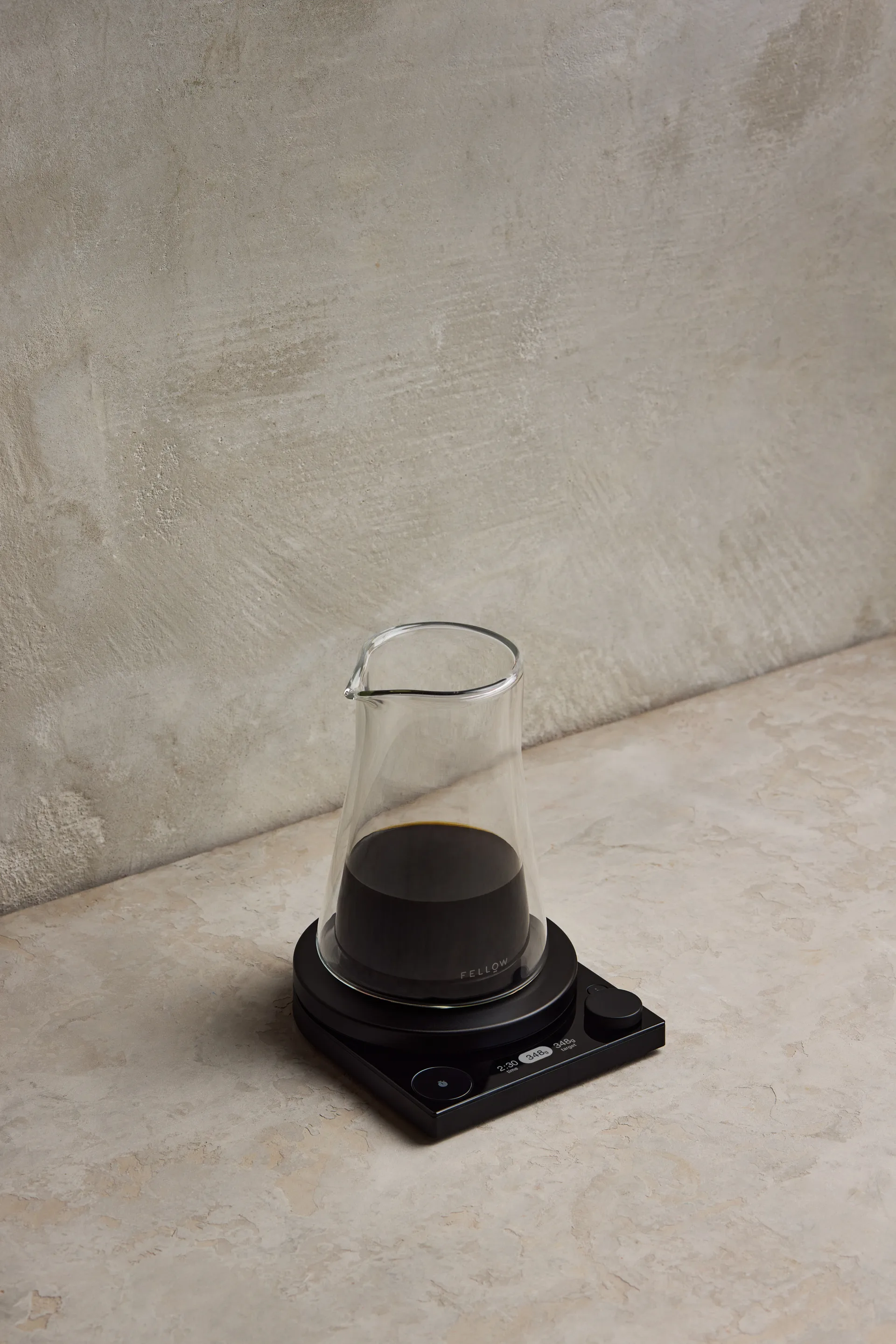 Stagg XF pour-over set, Matte black-clear glass Fellow