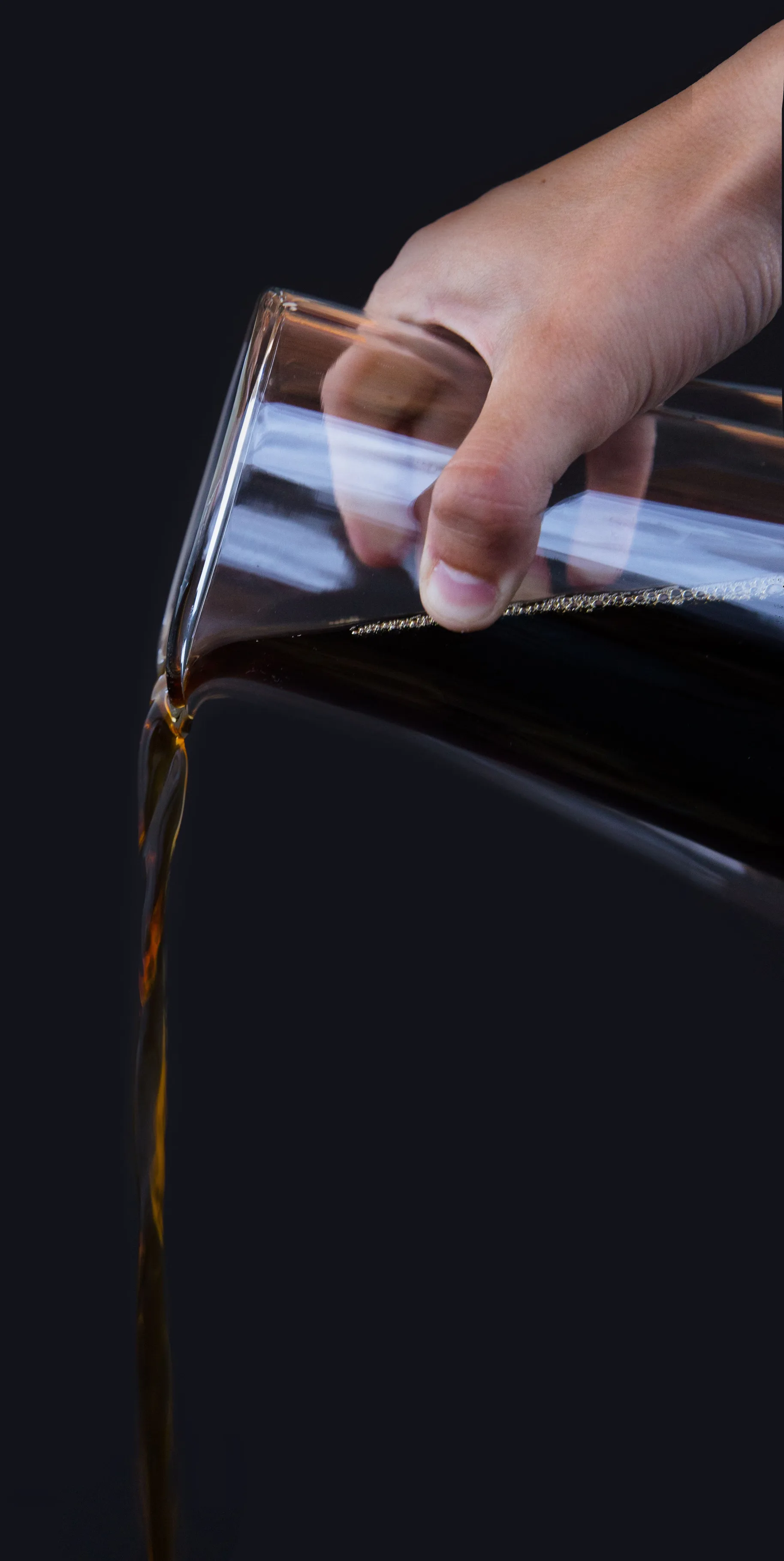 Stagg XF pour-over set, Matte black-clear glass Fellow