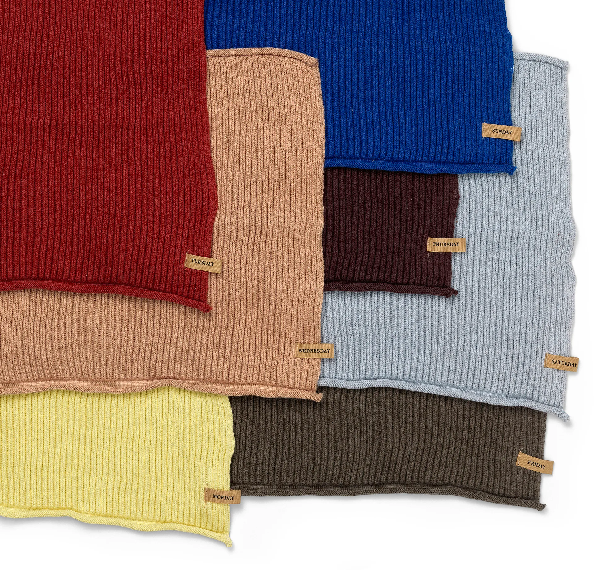 7 lavettes Day 26x26 cm, Multi Ferm Living