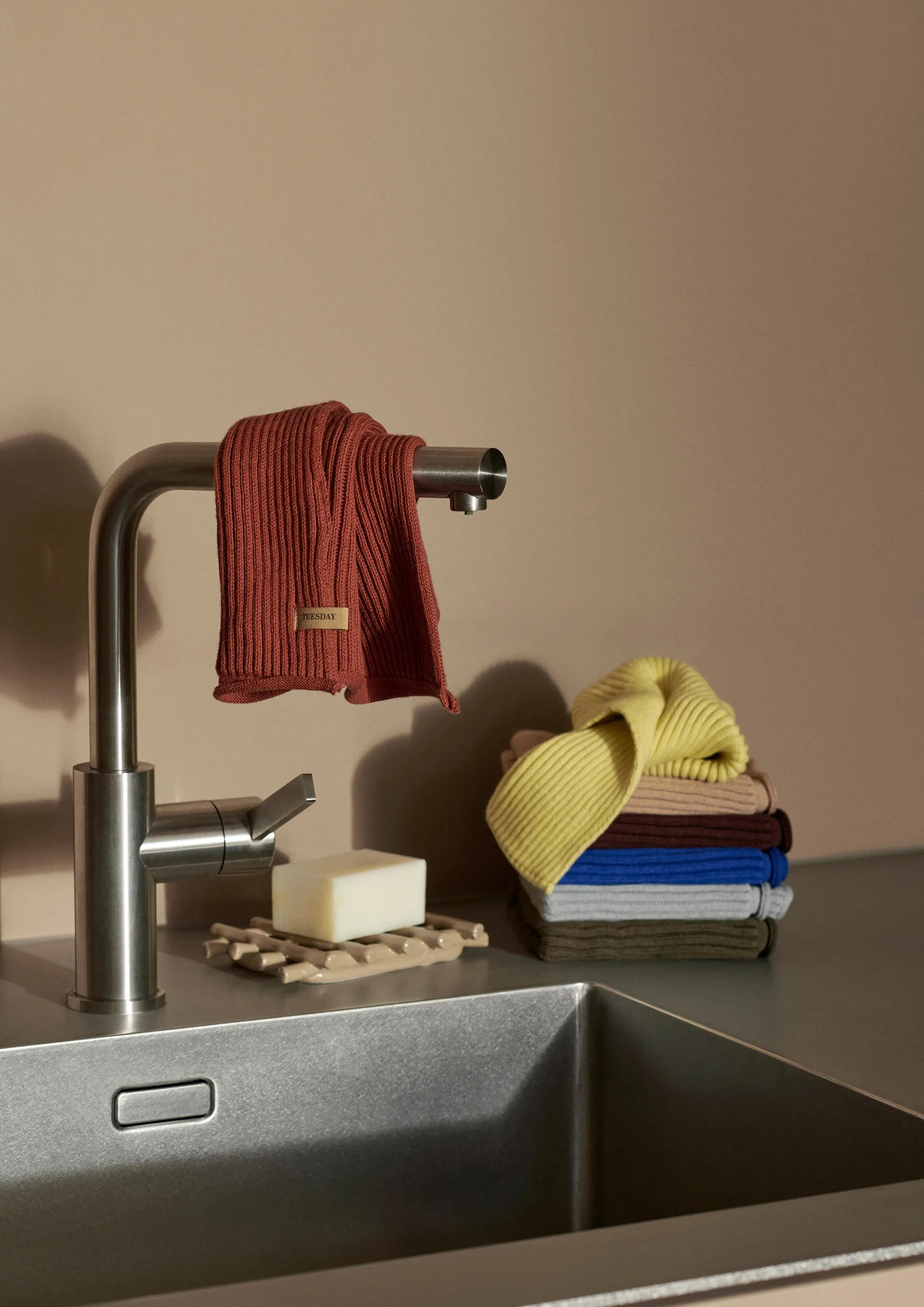 7 lavettes Day 26x26 cm, Multi Ferm Living