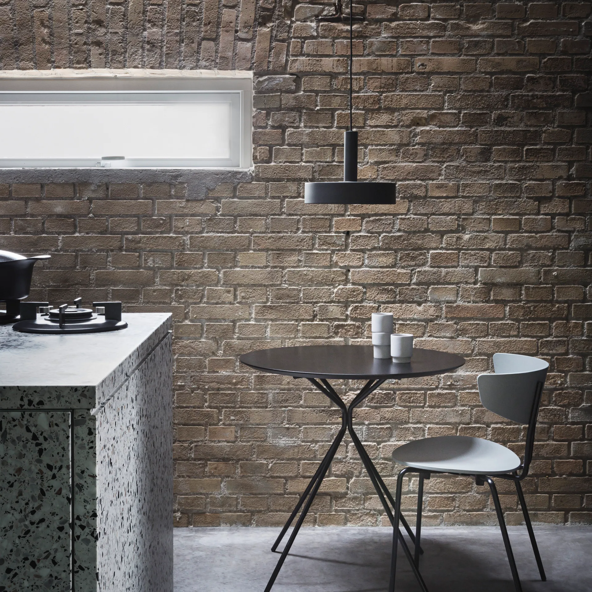 Abat-jour Collect Record, noir Ferm Living