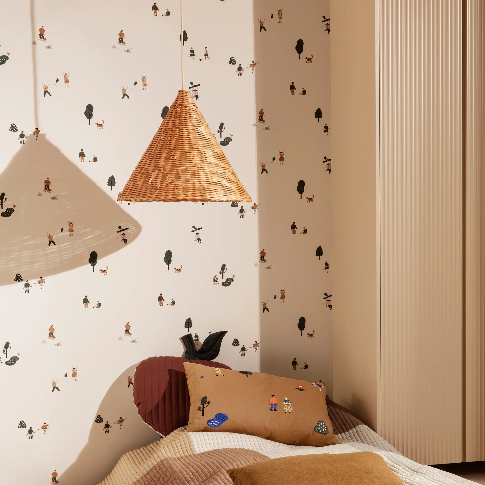 Abat-jour Dou Ø45 cm, Natural Ferm Living