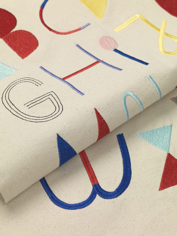Affiche en tissu Alphabet , Blanc cassé Ferm Living