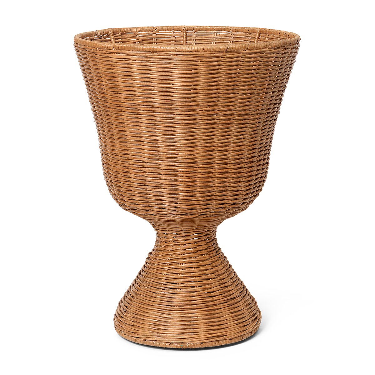 Ferm Living Agnes porte-plante Low | Design Scandinave | Cache-pots | Marron