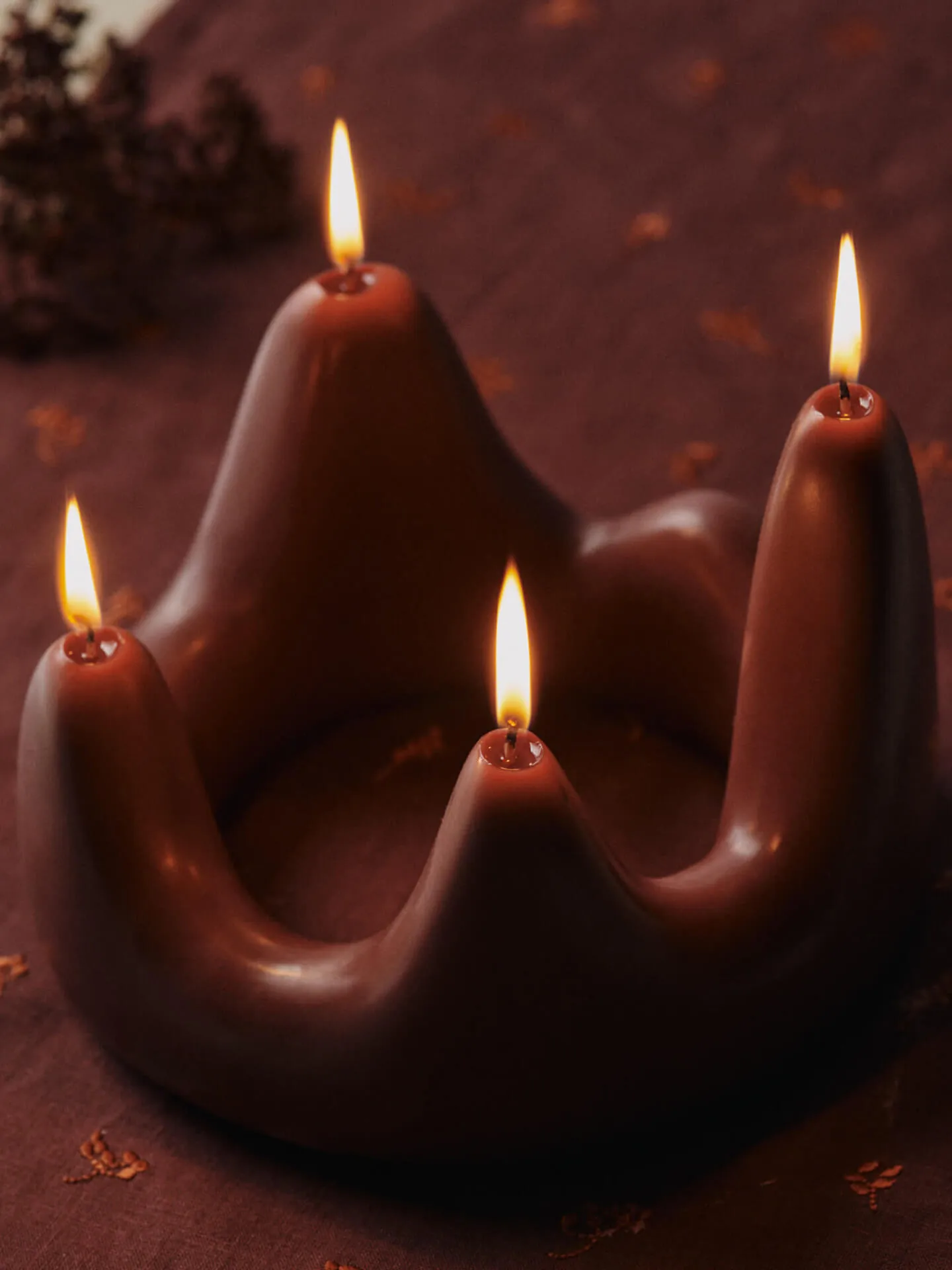 Anneau bougie Stala, Dark grape Ferm Living