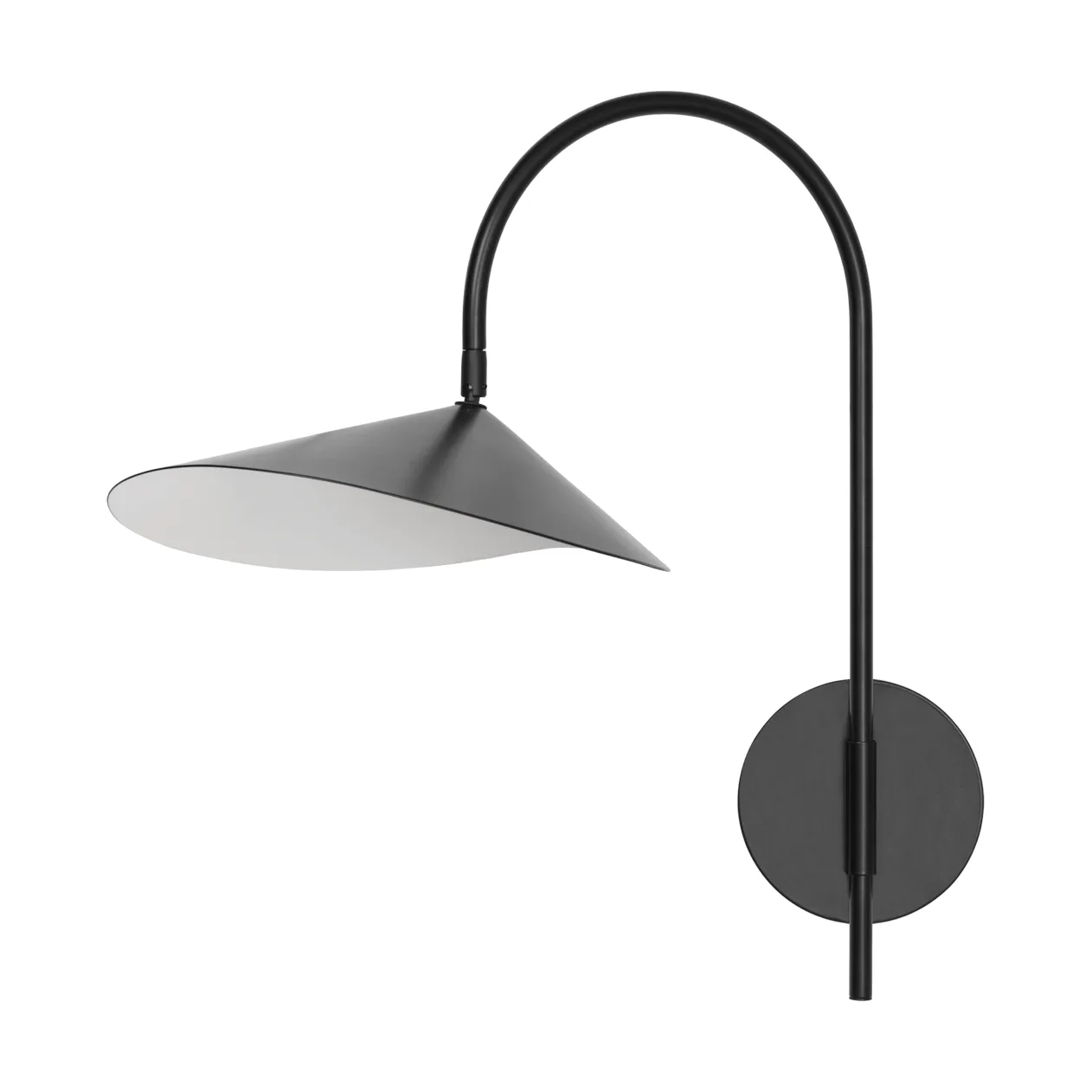 Applique murale Arum swivel installation fixe, Black Ferm Living