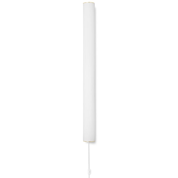 Applique murale Vuelta 100 cm, Blanc-laiton Ferm Living