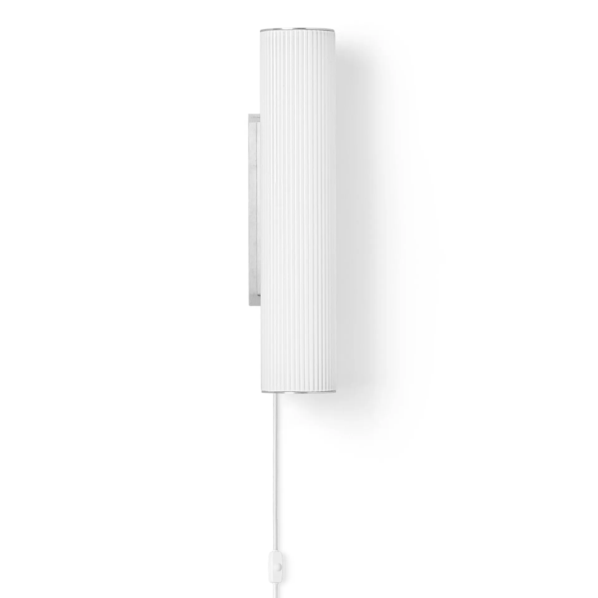 Applique murale Vuelta 40 cm, Blanc-acier inoxydable Ferm Living