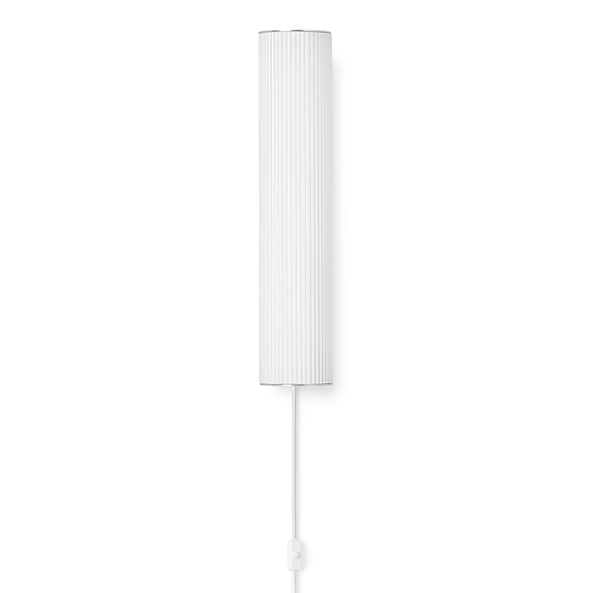 Applique murale Vuelta 40 cm, Blanc-acier inoxydable Ferm Living