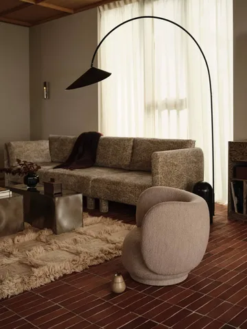 Arum lampadaire arqué - Black - Ferm Living