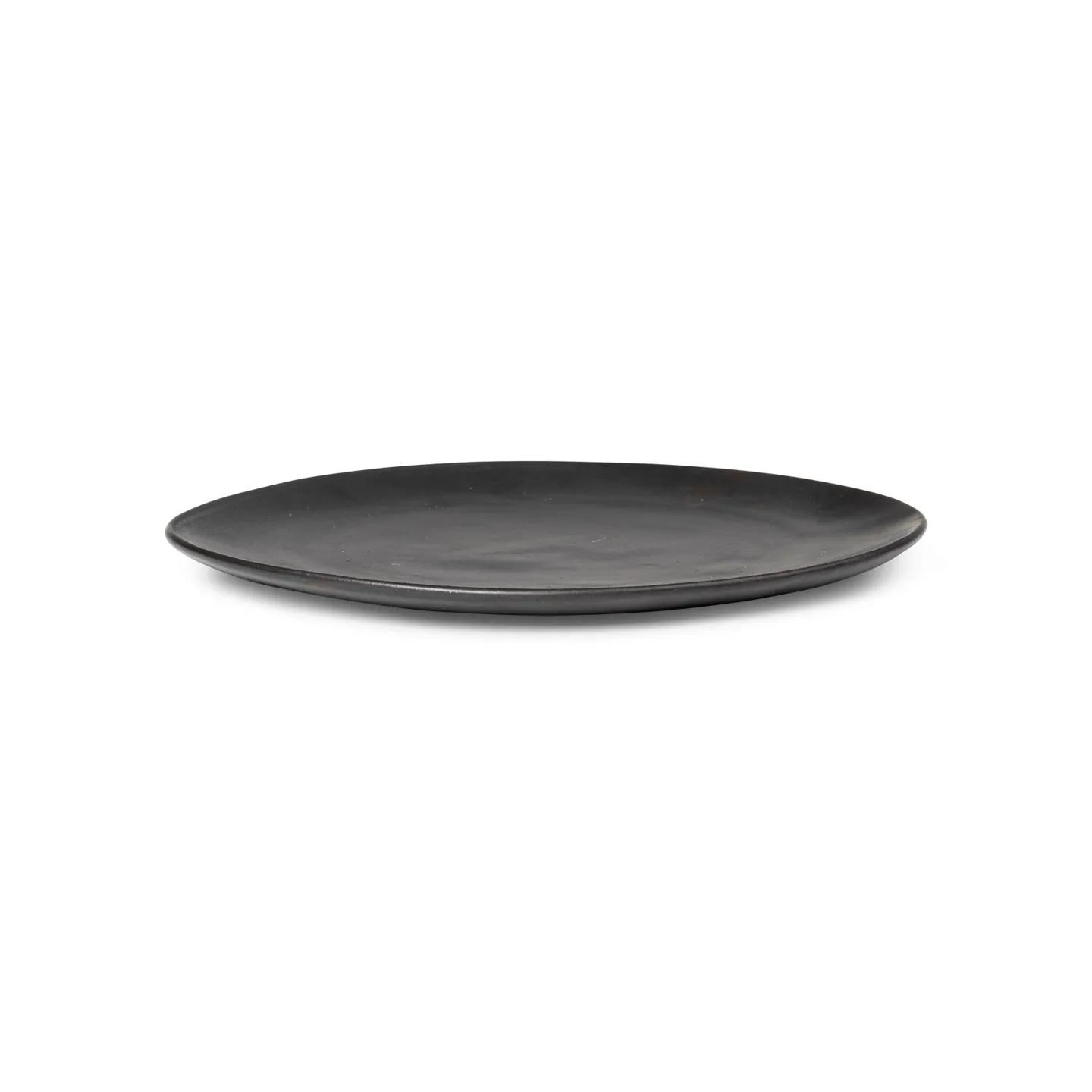 Assiette Flow 22 cm, Noir Ferm Living
