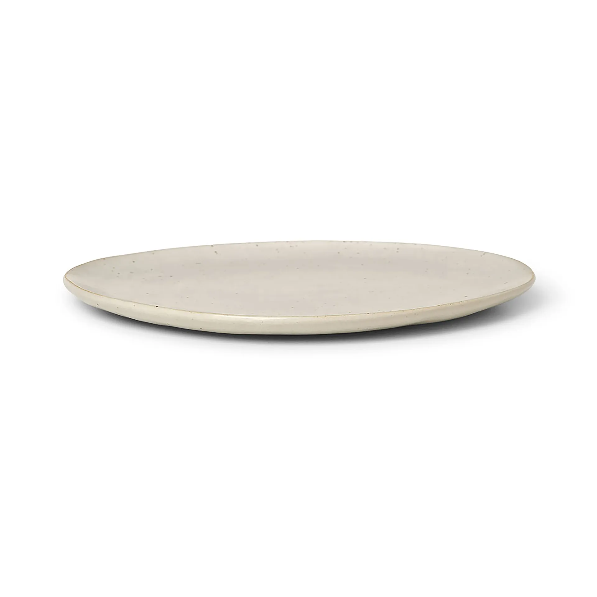 Assiette Flow 22 cm, Off-white speckle Ferm Living