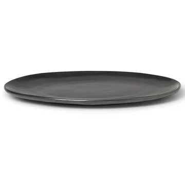 Assiette Flow 27 cm - Black - Ferm Living