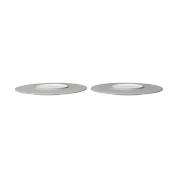 Assiettes Sonae lot de 2 - Gris-blanc, Ø25 cm - Ferm Living
