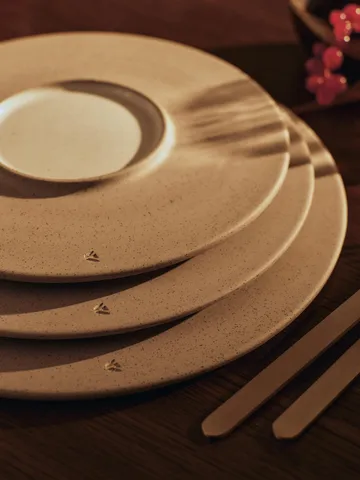 Assiettes Sonae lot de 2 - Gris-blanc, Ø25 cm - Ferm Living