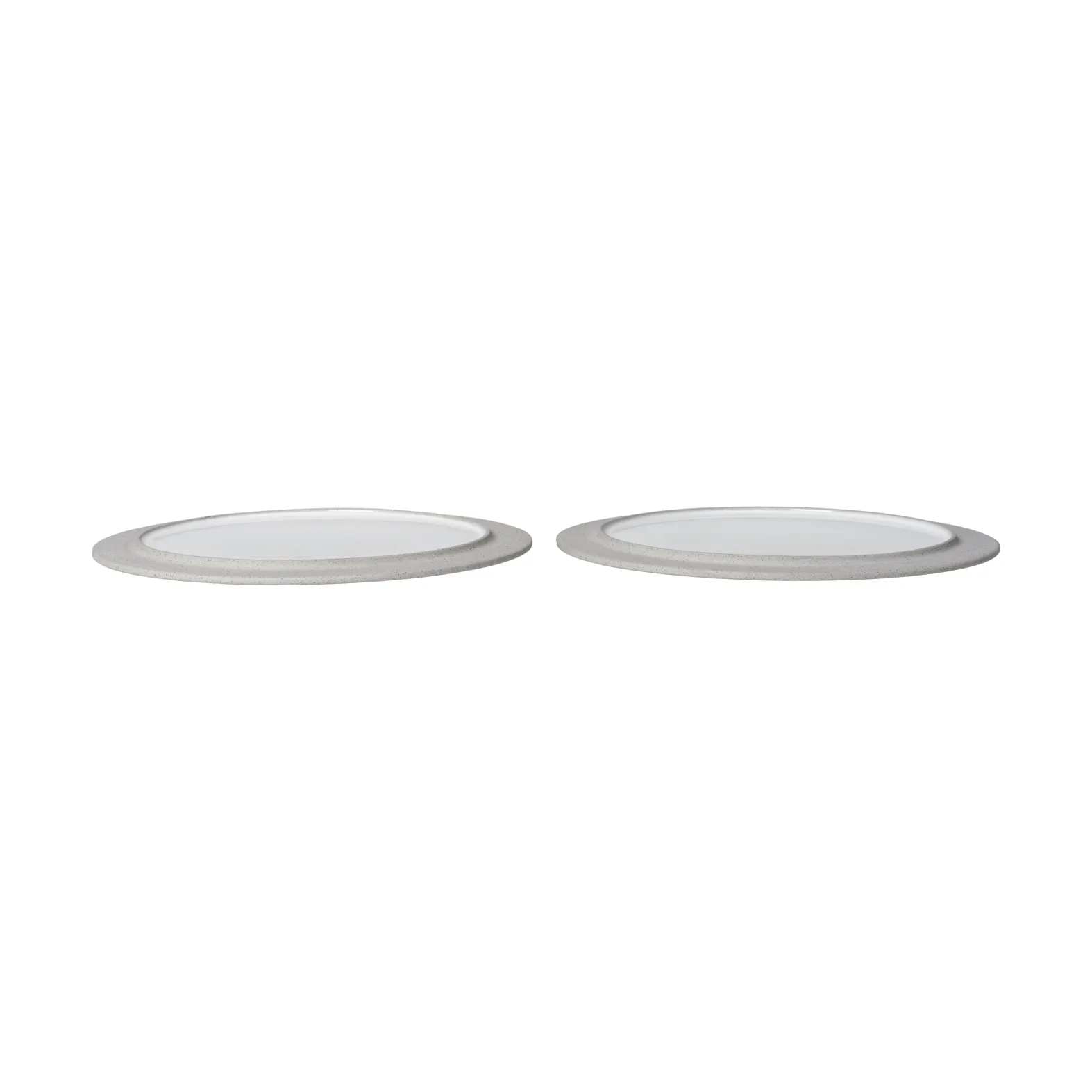Assiettes Sonae lot de 2, Gris-blanc, Ø28 cm Ferm Living