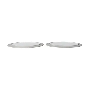 Assiettes Sonae lot de 2 - Gris-blanc, Ø28 cm - Ferm Living