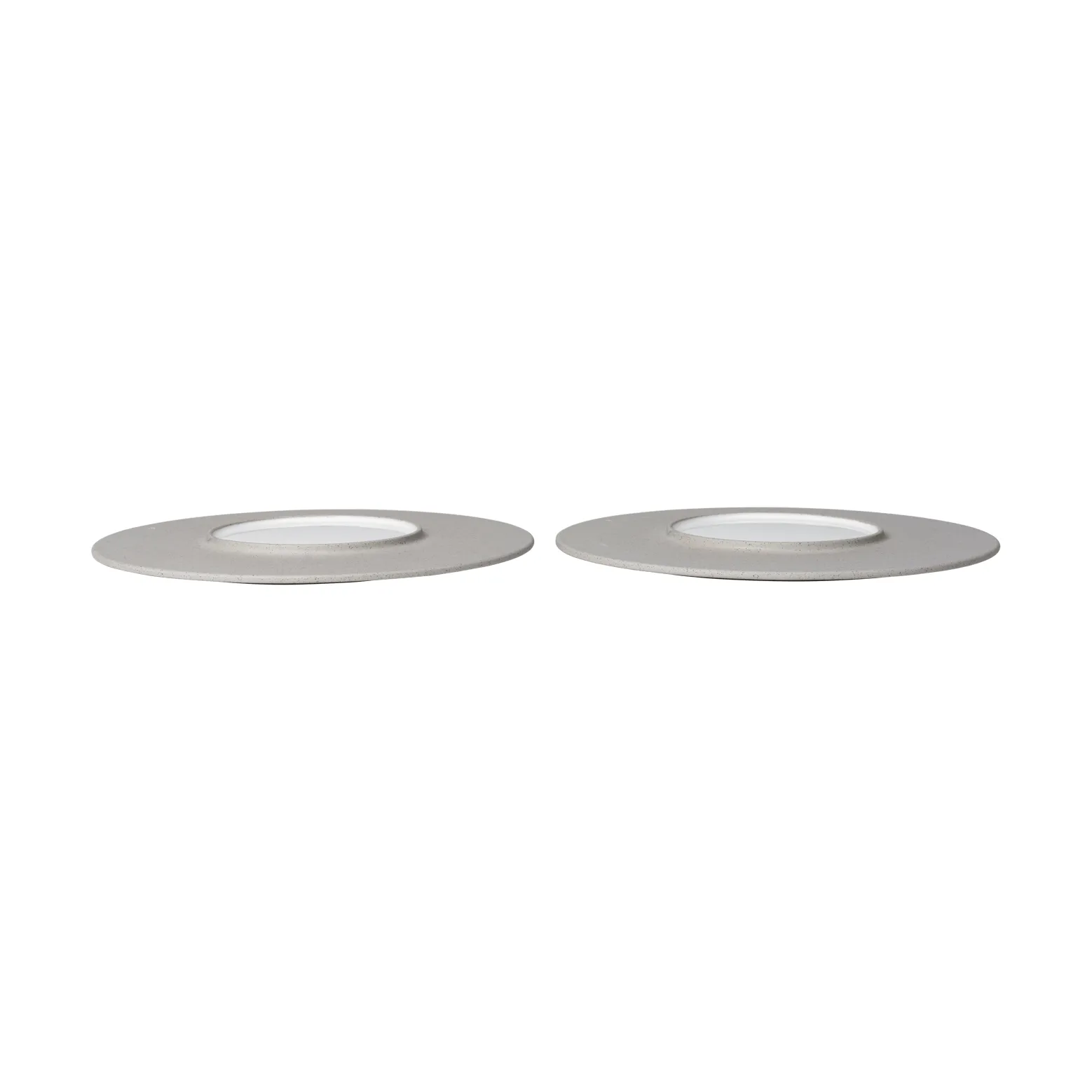 Assiettes Sonae lot de 2, Gris-blanc, Ø28 cm Ferm Living