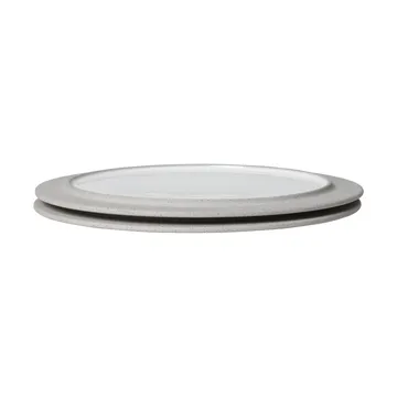 Assiettes Sonae lot de 2 - Gris-blanc, Ø28 cm - Ferm Living