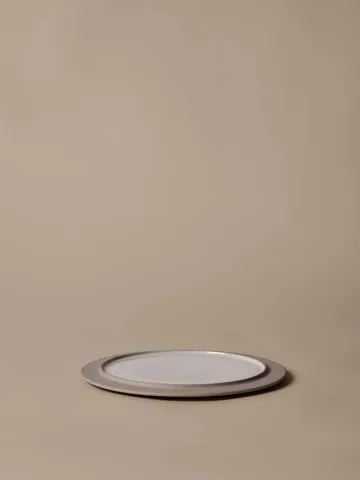 Assiettes Sonae lot de 2 - Gris-blanc, Ø28 cm - Ferm Living