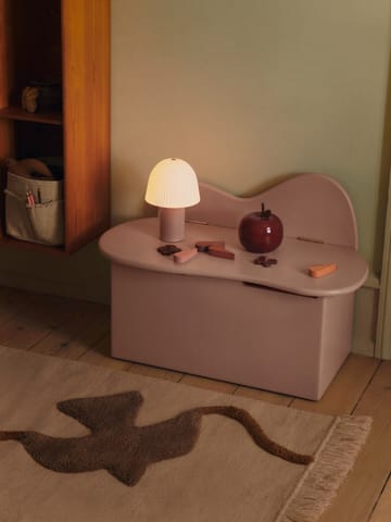 Banc avec rangement Slope 75x38x51 cm - Rose - Ferm Living
