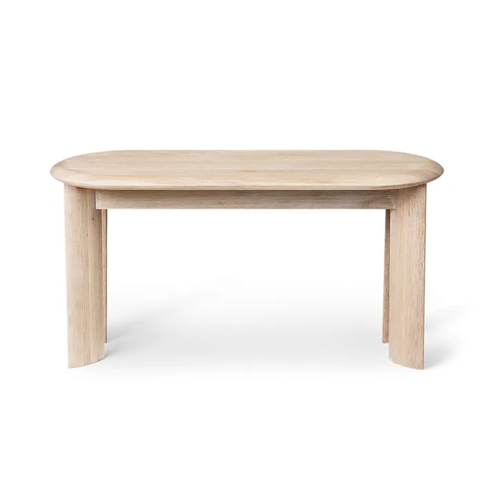 Banc Bevel 90 cm - Chêne blanchi à l’huile - Ferm Living