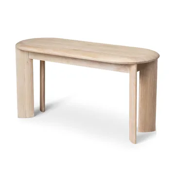 Banc Bevel 90 cm - Chêne blanchi à l’huile - Ferm Living
