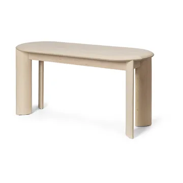 Banc Bevel 90 cm - Hêtre blanchi à l’huile - Ferm Living