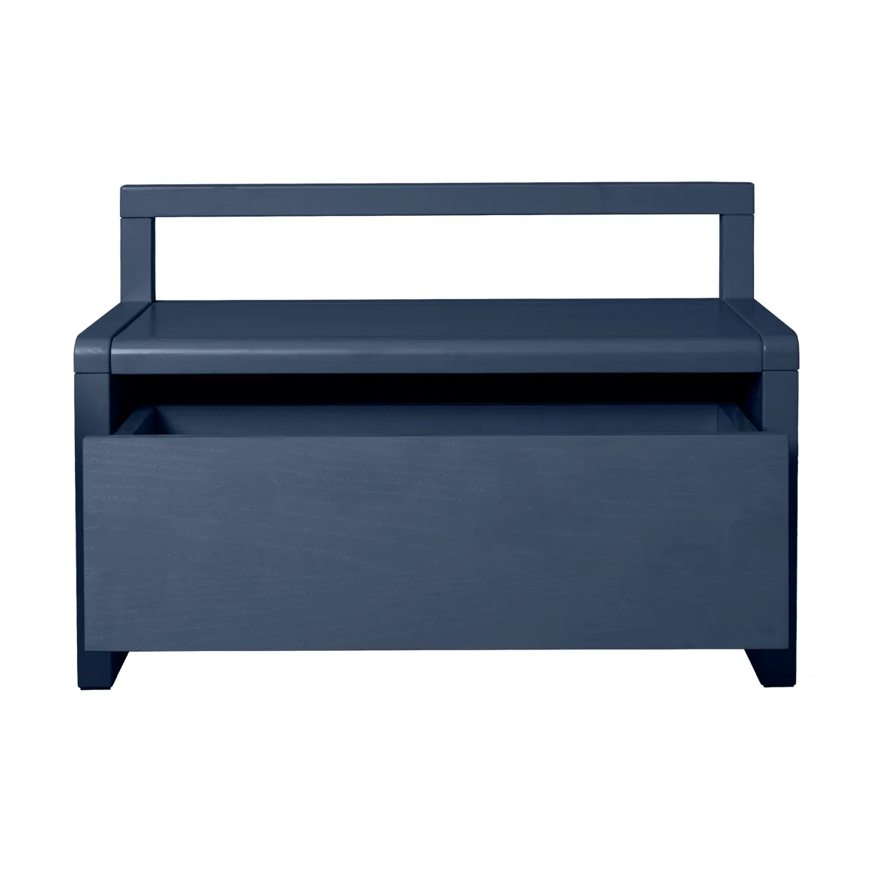 Banc de rangement Little architect, Bleu foncé, 60x30x41,2 cm Ferm Living