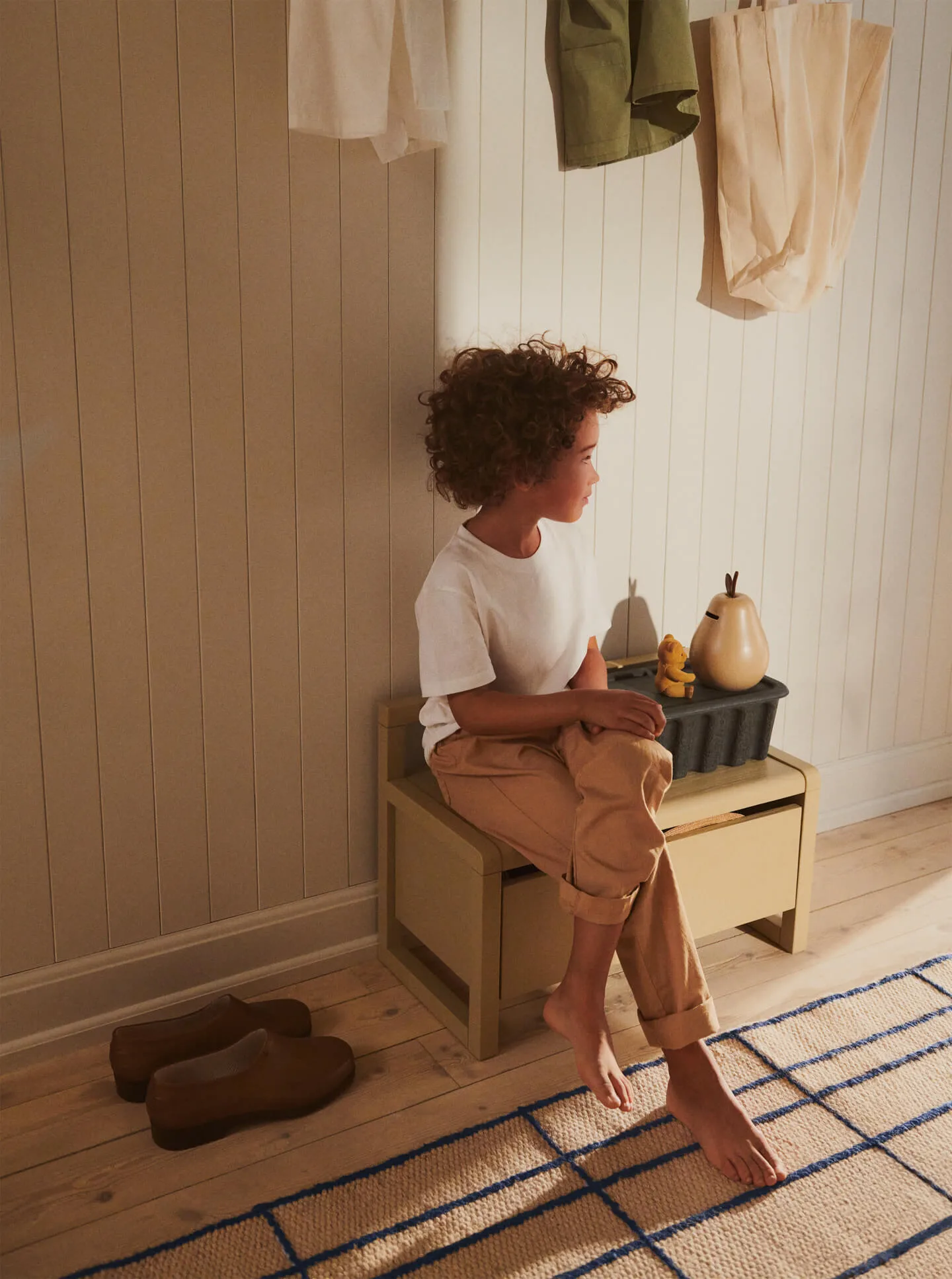 Banc de rangement Little architect, Cachemire, 60x30x41,2 cm Ferm Living