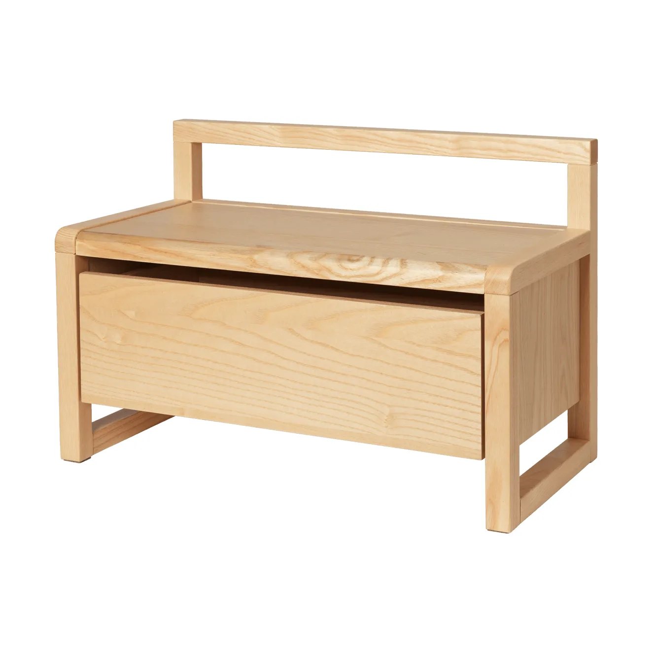 Banc de rangement Little architect, Frêne, 60×30×41,2 cm Ferm Living