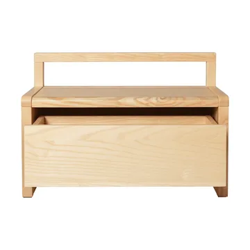 Banc de rangement Little architect - Frêne, 60×30×41,2 cm - Ferm Living