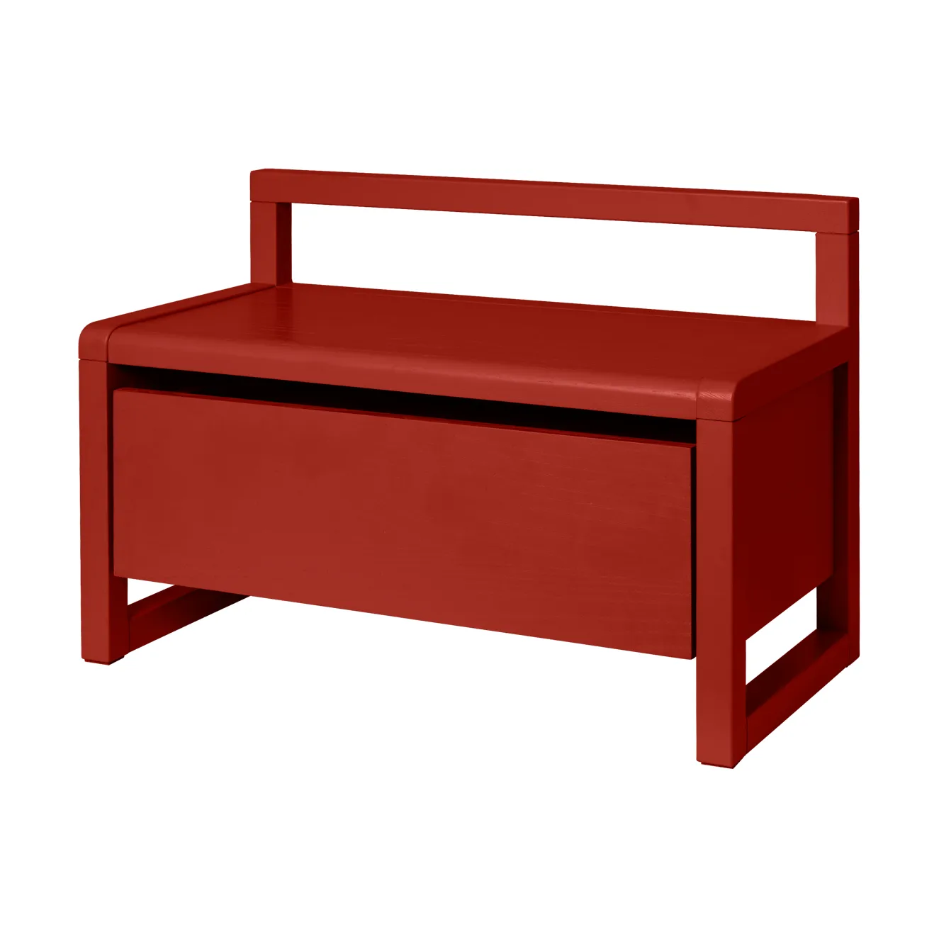 Banc de rangement Little architect, Poppy Red, 60×30×41,2 cm Ferm Living
