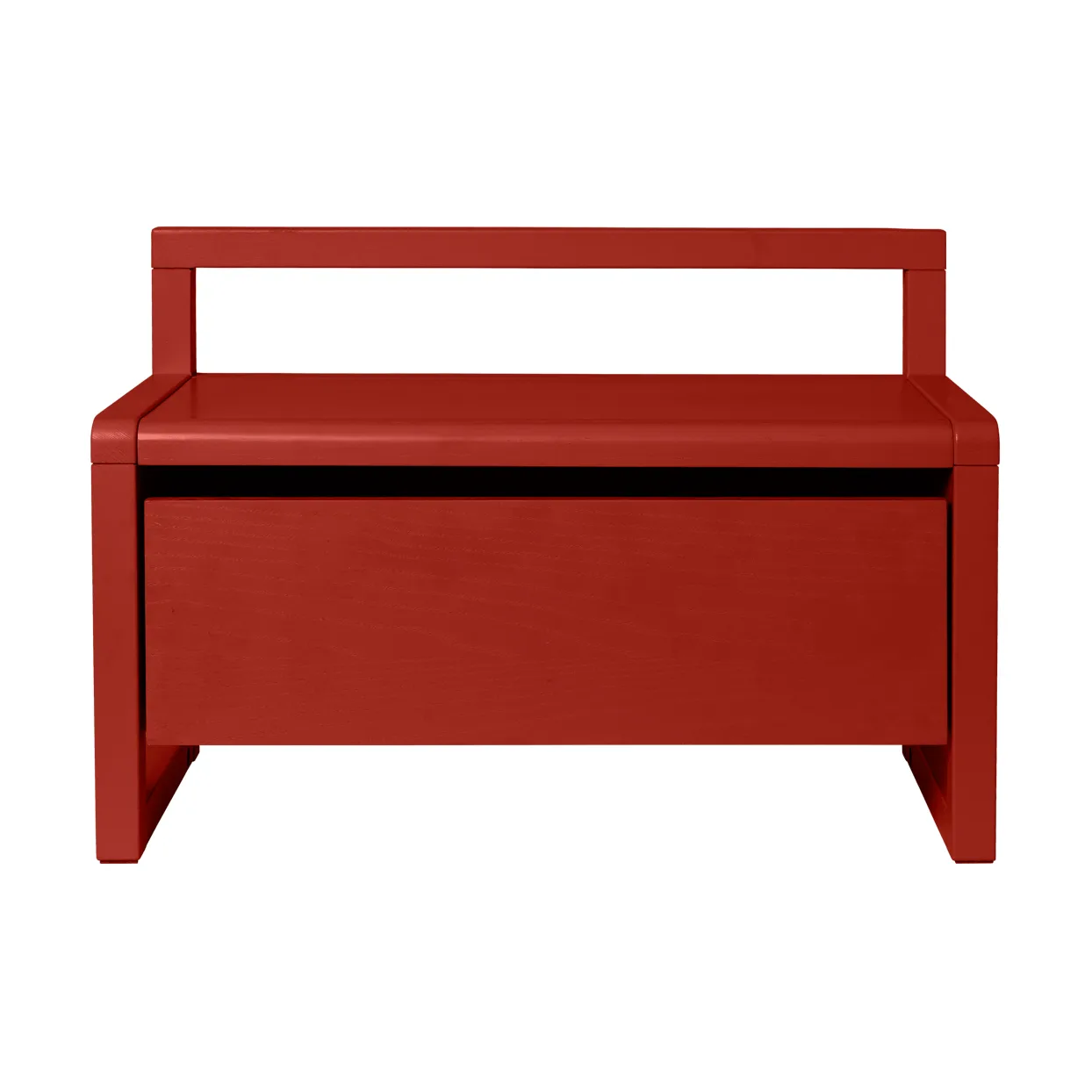 Banc de rangement Little architect, Poppy Red, 60×30×41,2 cm Ferm Living