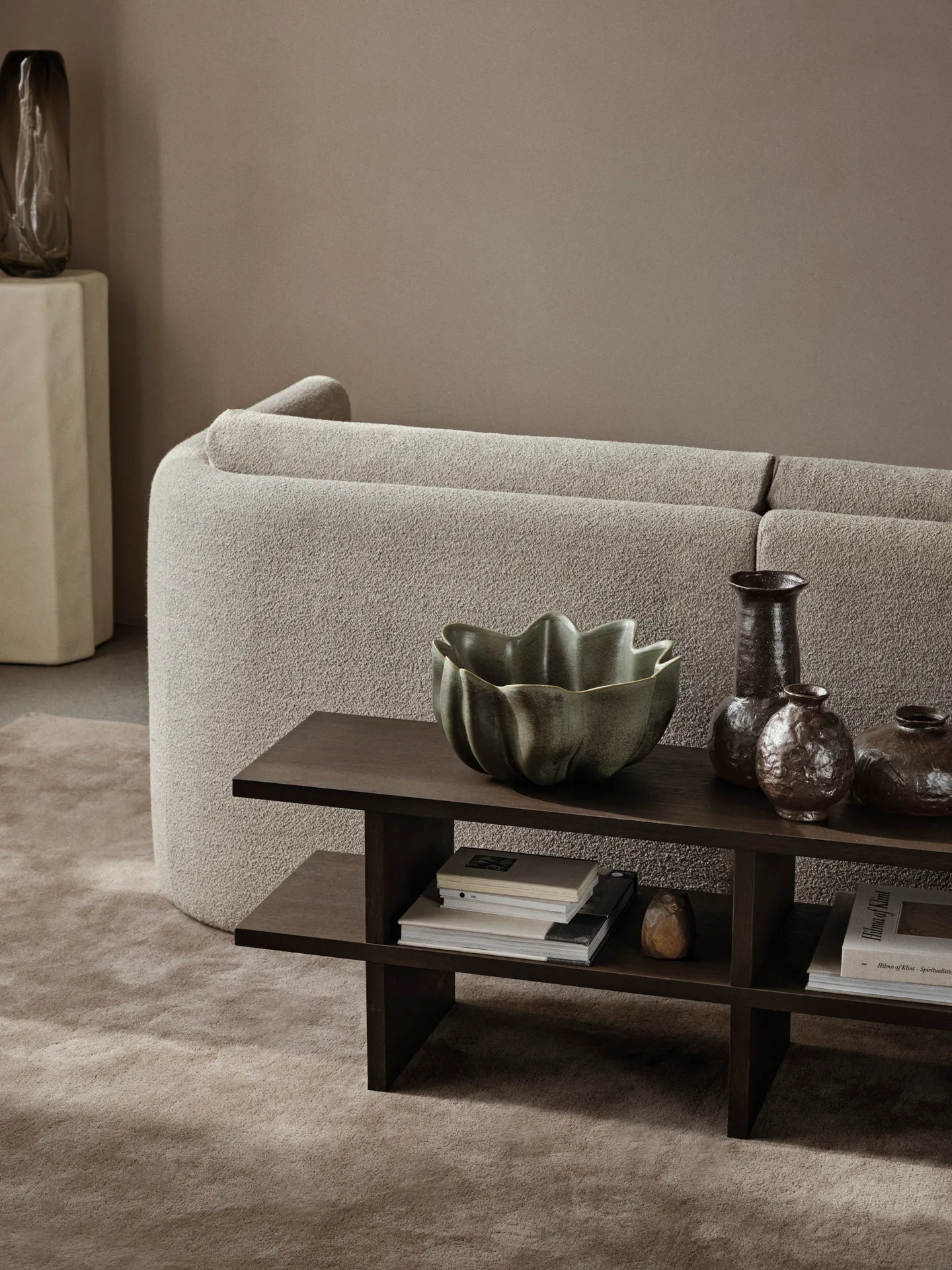 Banc Kona, Dark Stained oak veneer Ferm Living