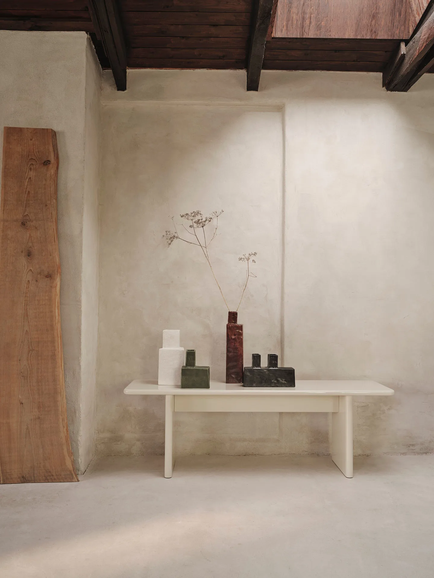 Banc Rink 140 cm, Eggshell Ferm Living