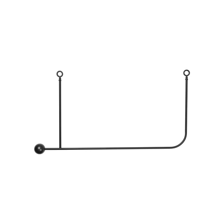 Barre penderie suspendue Pujo, noir Ferm Living