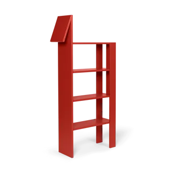 Bibliothèque Giraffe 69x140 cm - Poppy Red - Ferm Living