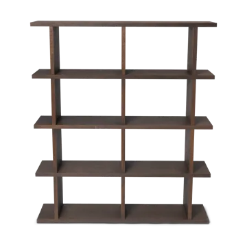 Bibliothèque Kona 2x4 - Dark stained - Ferm Living