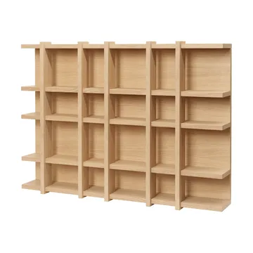 Bibliothèque Tilem - Placage de chêne, 6x4 - Ferm Living